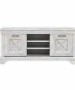 TV-Lowboard - Pinie Weiß - 147 Cm Breit