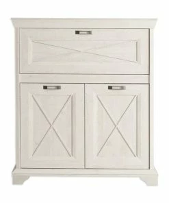 Barkommode - Pinie Weiß - 123 Cm Breit