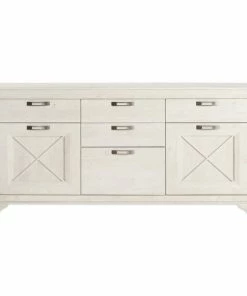 Sideboard - Pinie Weiß - 178 Cm Breit