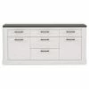Sideboard - Pinie Weiß - Touchwood - 186 Cm