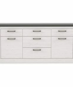 Sideboard - Pinie Weiß - Touchwood - 186 Cm