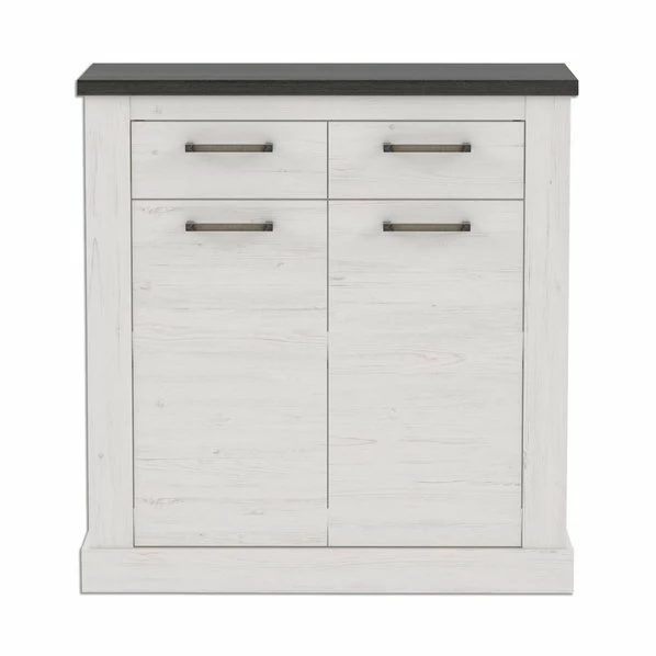 Kommode - Pinie Weiß-Touchwood - 101 Cm 1 Kommode - Pinie Weiß-Touchwood - 101 Cm