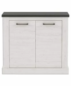 Kommode - Pinie Weiß-Touchwood - 101 Cm