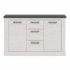 Sideboard - Pinie Weiß - Touchwood - 141 Cm