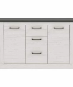 Sideboard - Pinie Weiß - Touchwood - 141 Cm