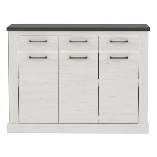 Sideboard - Pinie Weiß-Touchwood - 140 Cm 1 Sideboard - Pinie Weiß-Touchwood - 140 Cm