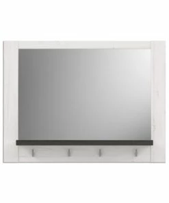 Spiegel - Pinie Weiß - Mit Ablage