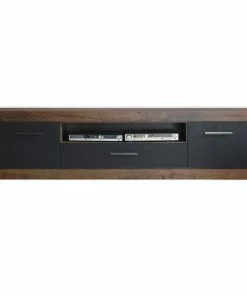 Lowboard - Schlammeiche-Schwarzeiche - 210 Cm Breit