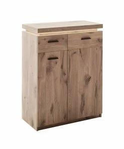 Kommode - Viking Oak - LED-Beleuchtung - 75 Cm