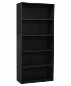 Aktenregal 81x180 - Schwarzstahloptik - 81 Cm