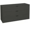 Kommode - Anthrazit Matt - 3 Schubkästen