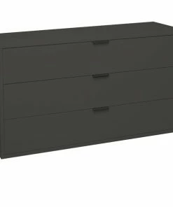 Kommode - Anthrazit Matt - 3 Schubkästen