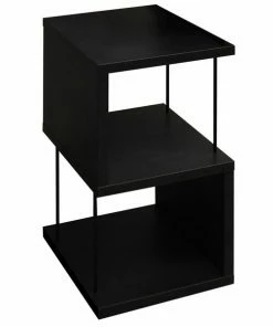 Standregal - Schwarzstahloptik - Schwarz - 65 Cm Hoch