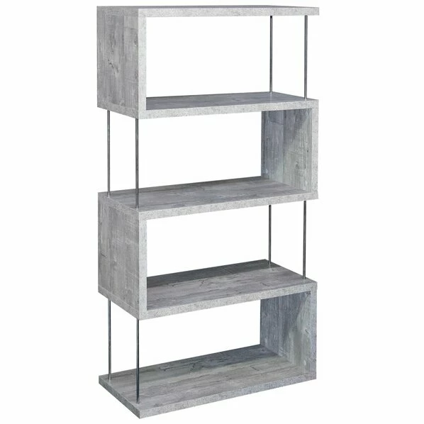 Standregal - Betonoptik - Silber - 66 Cm Breit 1 Standregal - Betonoptik - Silber - 66 Cm Breit