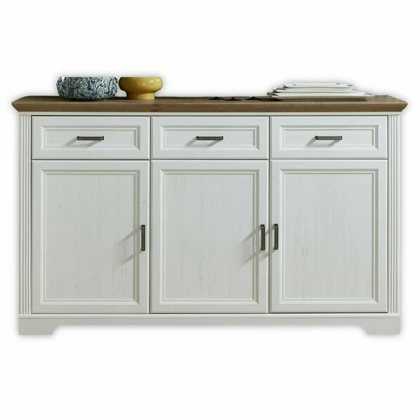 Sideboard - Pinie Hell - Artisan Eiche - 166 Cm Breit 1 Sideboard - Pinie Hell - Artisan Eiche - 166 Cm Breit