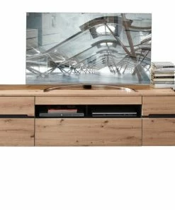 TV-Lowboard - Artisan Eiche - Graphit - Softclose