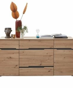 Sideboard - Artisan Eiche - Graphit - 165 Cm
