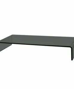 TV-Aufsatz - Schwarz - Klarglas - 90 Cm Breit