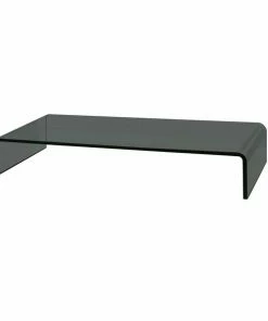 TV-Aufsatz - Schwarz - Glas - 55 Cm Breit