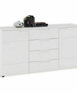 Sideboard HILTON - Weiß Hochglanz - 160 Cm Breit