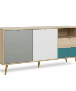 Sideboard CUBA - Sonoma Eiche - Tricolor- 150 Cm Breit