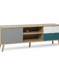 Lowboard CUBA - Sonoma Eiche - Tricolor - 150 Cm Breit