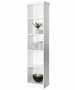 Regal LANDWOOD - Weiß - 200 Cm Hoch