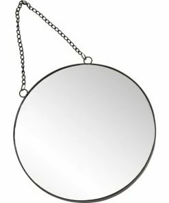 Metallrahmenspiegel - Schwarz - 26 Cm