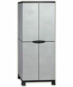 Mehrzweckschrank - Rattan-Optik - 171 Cm Hoch