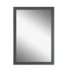 Rahmenspiegel - Anthrazit - Aufhängung - 48x68 Cm