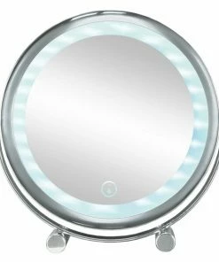 Kosmetikspiegel - Silber - Mit LED