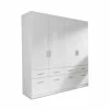 Kleiderschrank - Weiß Hochglanz - 181 Cm