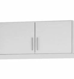 Eckschrankaufsatz - Weiß Hochglanz - 117 Cm