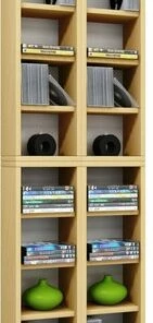 CD-Regal - Buche - Für 408 CDs - 42 Cm Breit - Erweiterbar