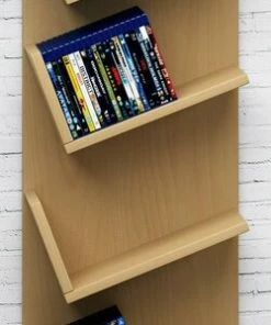 CD-Wandregal - Buche - 33 Cm Breit - 4 Ablagen