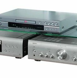 TV-Aufsatz - Silber - Klarglas - 105 Cm Breit