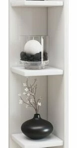 Eckregal HONSA-STAND - Weiß