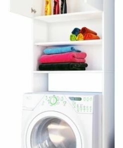 Waschmaschinenüberbau JUTAS - Weiß - 64 Cm Breit