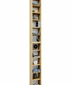 CD Regal - Buche - 21 Cm Breit - Für 204 CDs - Erweiterbar