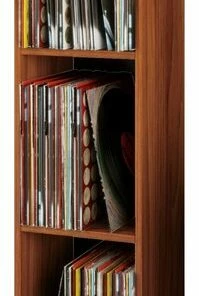 Regal PLATTO - Kern-Nussbaum - Für 100 Schallplatten