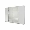Schwebetürenschrank - Alpinweiß - 271 Cm