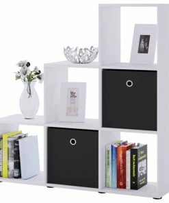 Raumteiler NITAS - Weiß - 6 Fächer