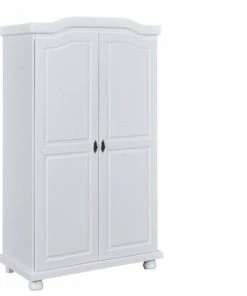 Bauernschrank HEDDA - Weiß - Kiefer Massiv