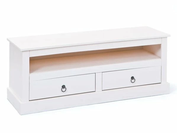 TV-Lowboard PROVENCE - Weiß - 118 Cm Breit 1 TV-Lowboard PROVENCE - Weiß - 118 Cm Breit