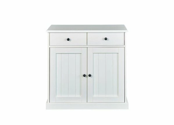 Kommode WESTERLAND 53.1 - Weiß-braun - Massivholz - 90 Cm Breit 1 Kommode WESTERLAND 53.1 - Weiß-braun - Massivholz - 90 Cm Breit