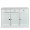 Sideboard WESTERLAND 54.1 - Weiß - Massivholz - 131 Cm