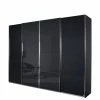 Schwebetürenschrank - Grau Metallic-Basalt - 271 Cm