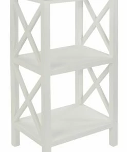 Regal - Weiß - Mit 3 Ablagen