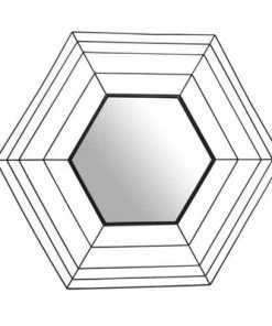 Wandspiegel ROMEO - Schwarz - 80 Cm