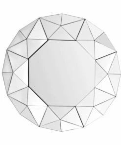 Wandspiegel VULCANUS - Silber - 70 Cm